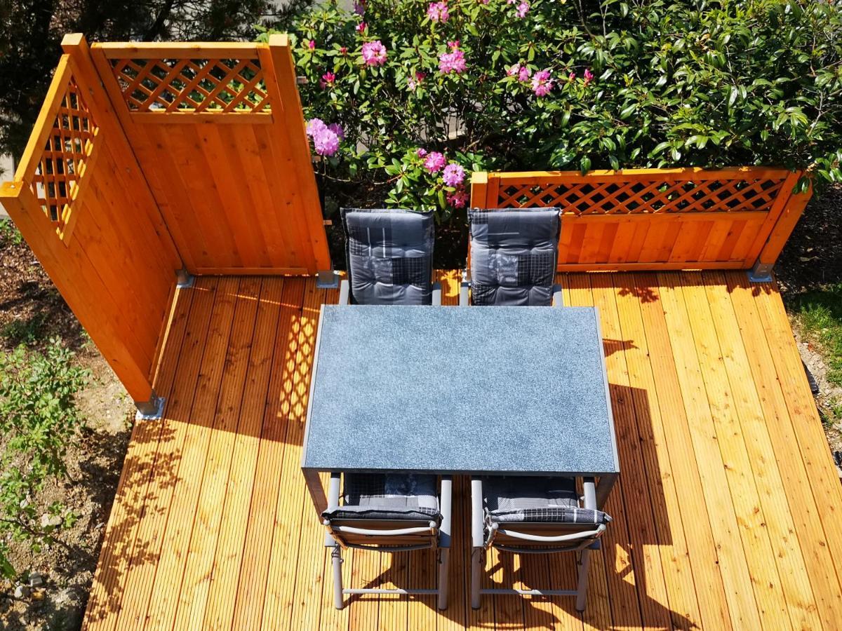 Ferienwohnung "Am Kreuzfelsen" ベストヴィヒ エクステリア 写真